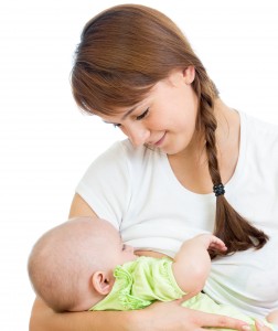 Breastfeeding Mother with Baby
